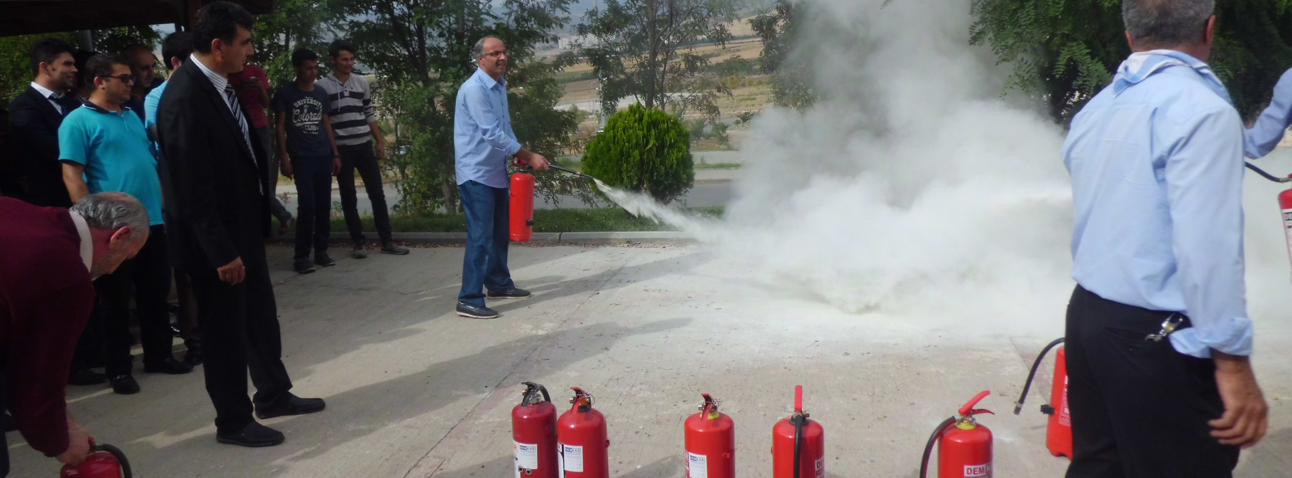 Orman Fakültesi Yangın Tatbikatı Gerçekleştirildi.